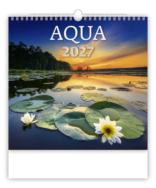 Helma Wandkalender 2027 Aqua