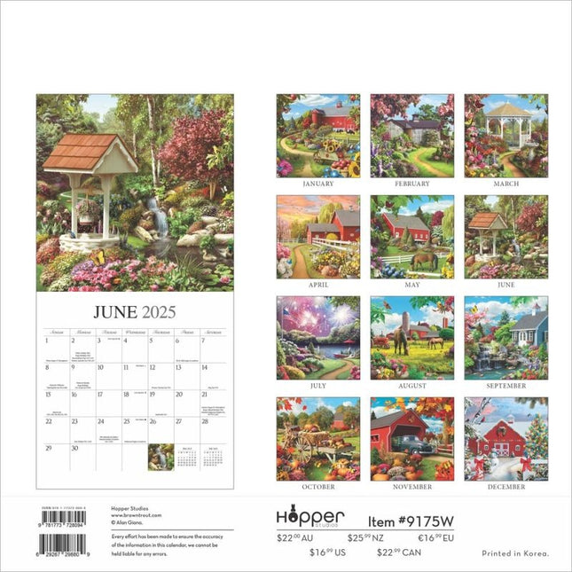 Hopper Studios A Country Walk Kalender 2025