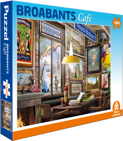 House of Holland Broabants Caf√© Puzzel 1000 Stukjes