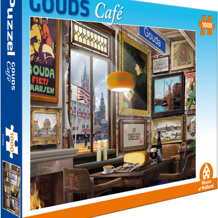 House of Holland Gouds Café Puzzel 1000 Stukjes