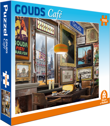 House of Holland Gouds Café Puzzel 1000 Stukjes