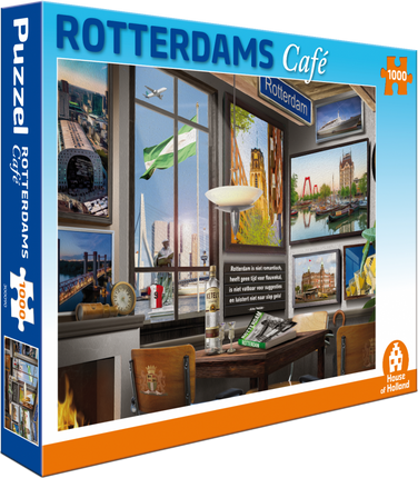 House of Holland Rotterdams Caf√© Puzzel 1000 Stukjes