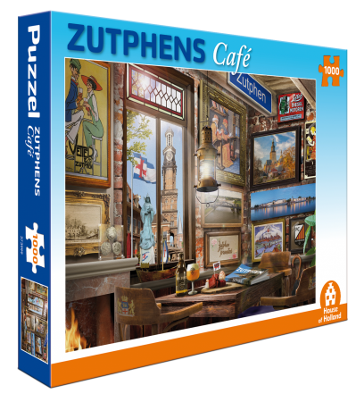 House of Holland Zutphens Café Puzzel 1000 Stukjes