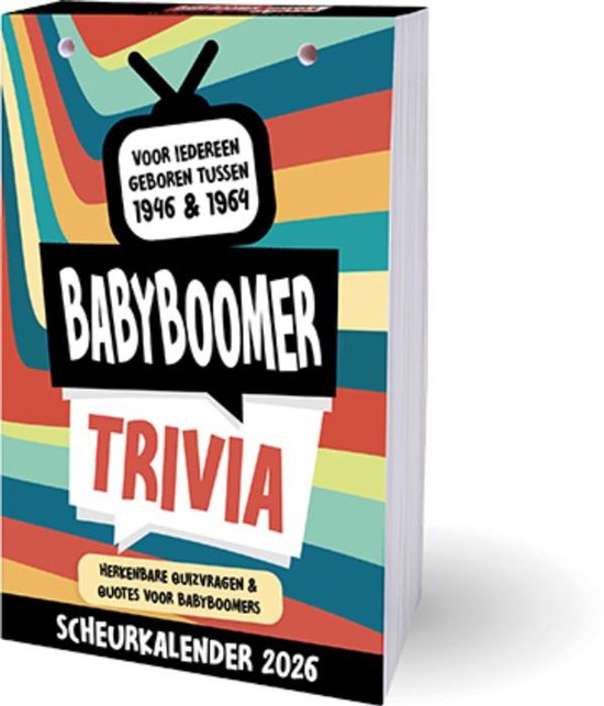Inter-Stat Babyboomer Trivia Scheurkalender 2026