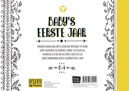 Inter-Stat Baby's Eerste Jaar Dagboek By Pauline