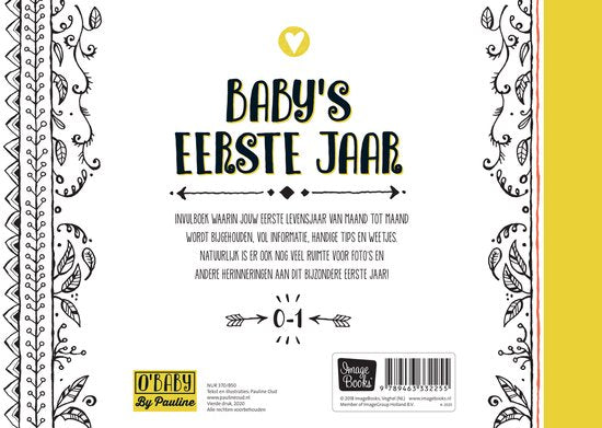 Inter-Stat Baby's Eerste Jaar Dagboek By Pauline