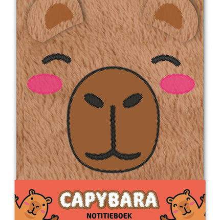 Inter-Stat Capybara Pluche Notitieboek A5