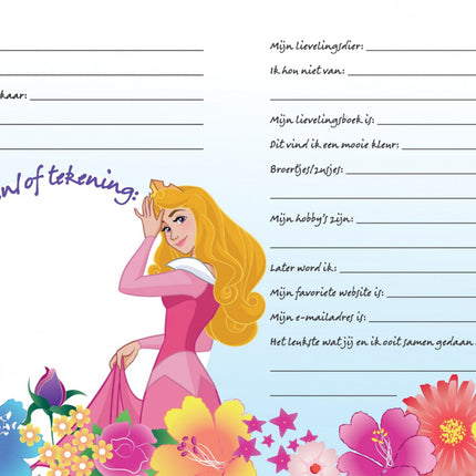 Inter-Stat Disney Prinsessen Vriendenboekje