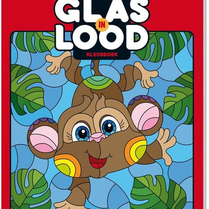 Inter-Stat Glas-in-lood kleurboek Dierentuin