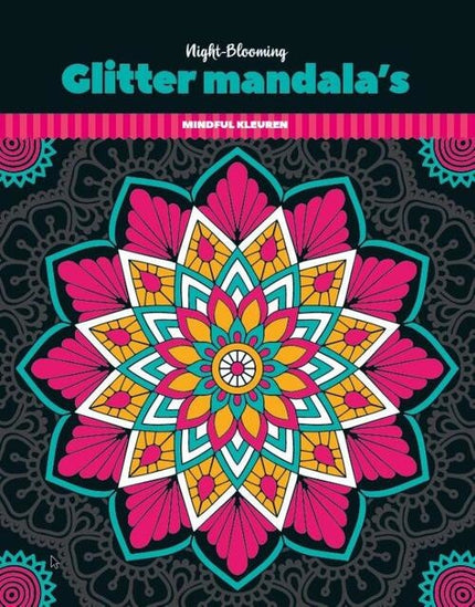 Inter-Stat Glitterkleurboek Mandala - Night Blooming