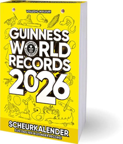 Inter-Stat Guiness World Records Scheurkalender 2026