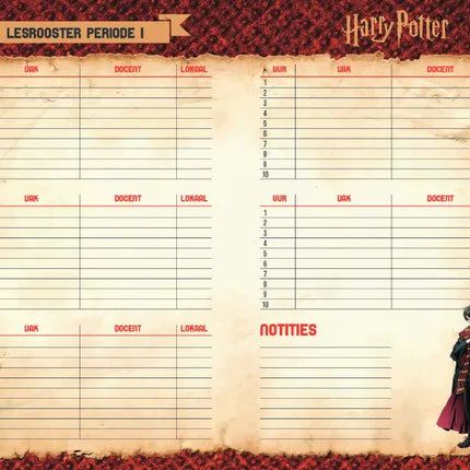 Inter-Stat Harry Potter Schoolagenda 2026-2027