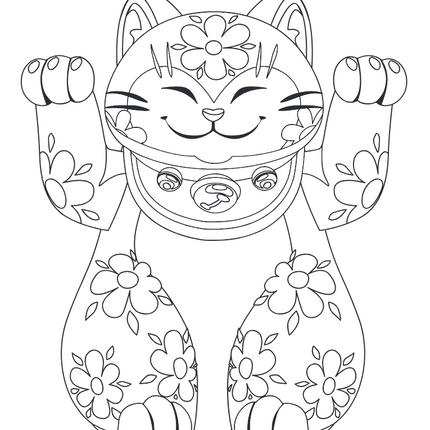Inter-Stat Icons of Japan Glitter Kleurboek