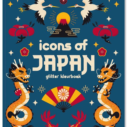 Inter-Stat Icons of Japan Glitter Kleurboek