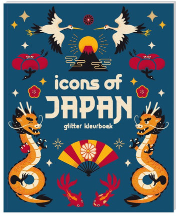 Inter-Stat Icons of Japan Glitter Kleurboek