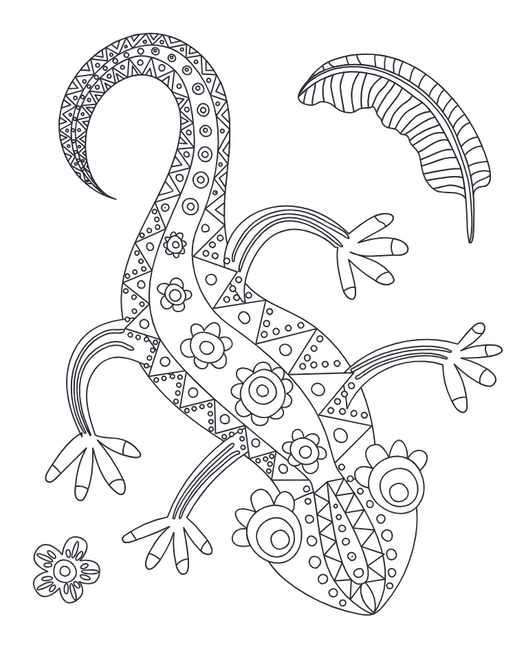 Inter-Stat Icons of Mexico Glitter Kleurboek