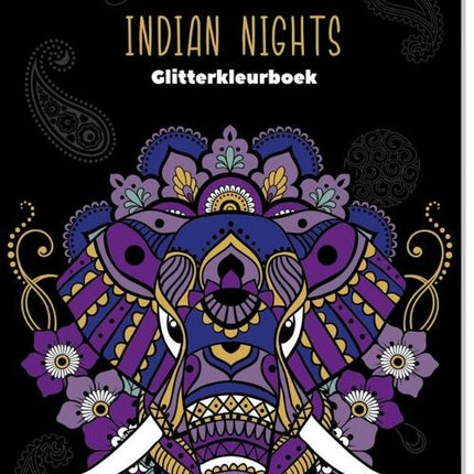 Inter-Stat India by Night Glitter Kleurboek