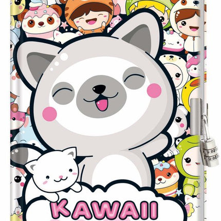 Inter-Stat Kawaii Dagboek met Cijferslot
