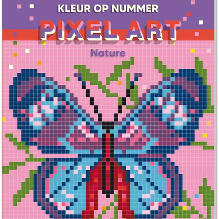 Inter-Stat Kleurenboek op nummer Pixel Art - Nature