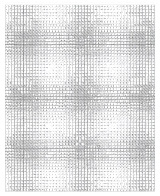 Inter-Stat Kleurenboek op nummer - Pixel art - Patterns