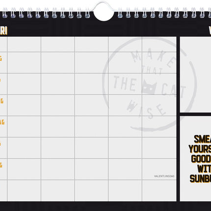 Inter-Stat Make That The Cat Wise Familieplanner 2027