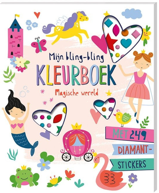Inter-Stat Mijn bling-bling kleurboek - Magische wereld