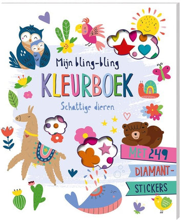Inter-Stat Mijn bling-bling kleurboek - Schattige Dieren