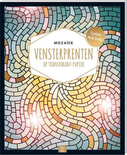 Inter-Stat Mozaiek kleurboek Vensterprenten op transparant Papier
