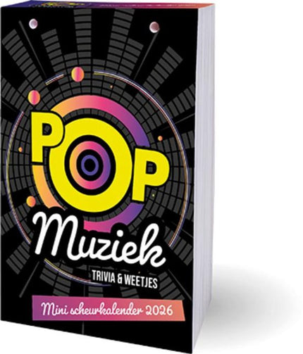 Inter-Stat Pop Muziek Mini Scheurkalender 2026
