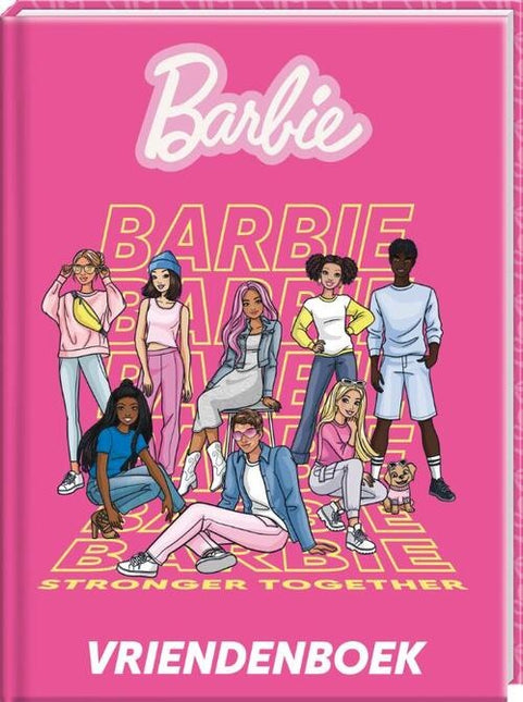 Inter-Stat Roze Barbie Vriendenboekje