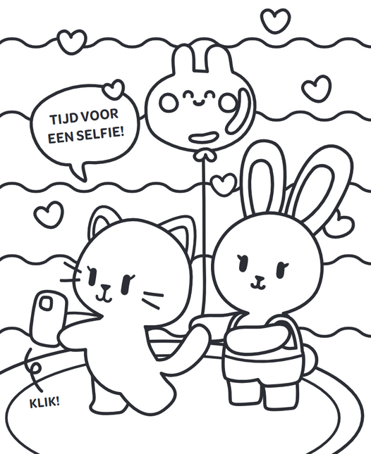 Inter-Stat Snuggly Vibes Kleurboek