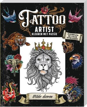 Inter-Stat Tattoo Artist Dieren Kleurboek