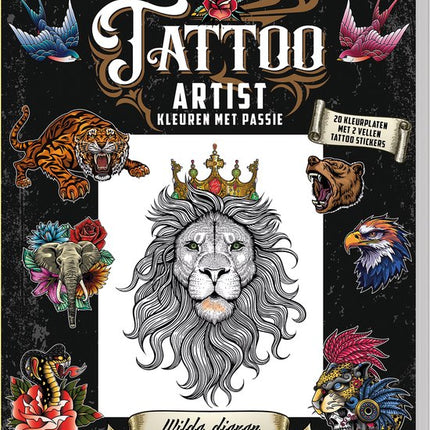 Inter-Stat Tattoo Artist Dieren Kleurboek