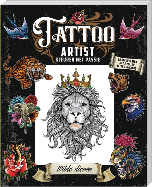 Inter-Stat Tattoo Artist Dieren Kleurboek