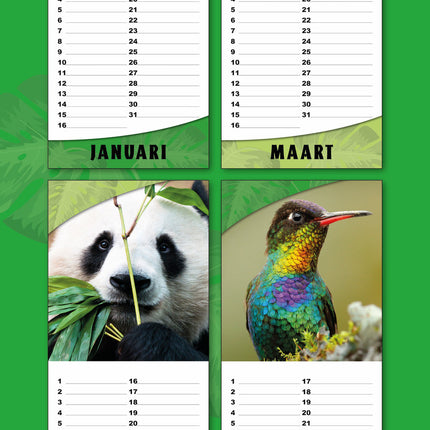 Inter-Stat Wilde Dieren Verjaardagskalender