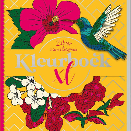 Inter-Stat Zilver & Glas in lood Kleurboek XL