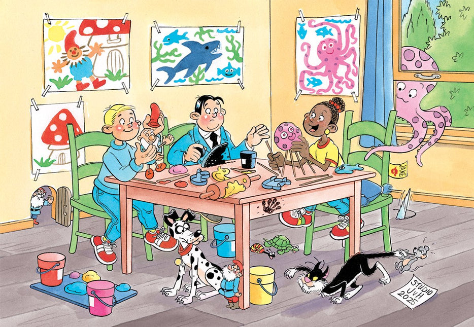 Jan van Haasteren Creatief met klei - Jan van Haasteren Junior Puzzel 150 Stukjes