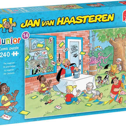 Jan van Haasteren De Goochelaar  - Jan van Haasteren Junior Puzzel 240 Stukjes