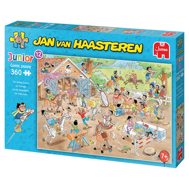 Jan van Haasteren De Manege - Jan van Haasteren Junior Puzzel 360 Stukjes