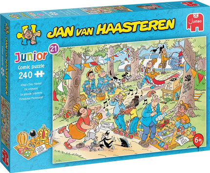 Jan van Haasteren De vrijmarkt - Jan van Haasteren Junior Puzzel 240 Stukjes