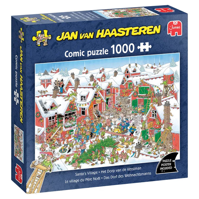 Jan van Haasteren Het Dorp van de Kerstman - Jan v Haasteren Puzzel 1000 Stukjes