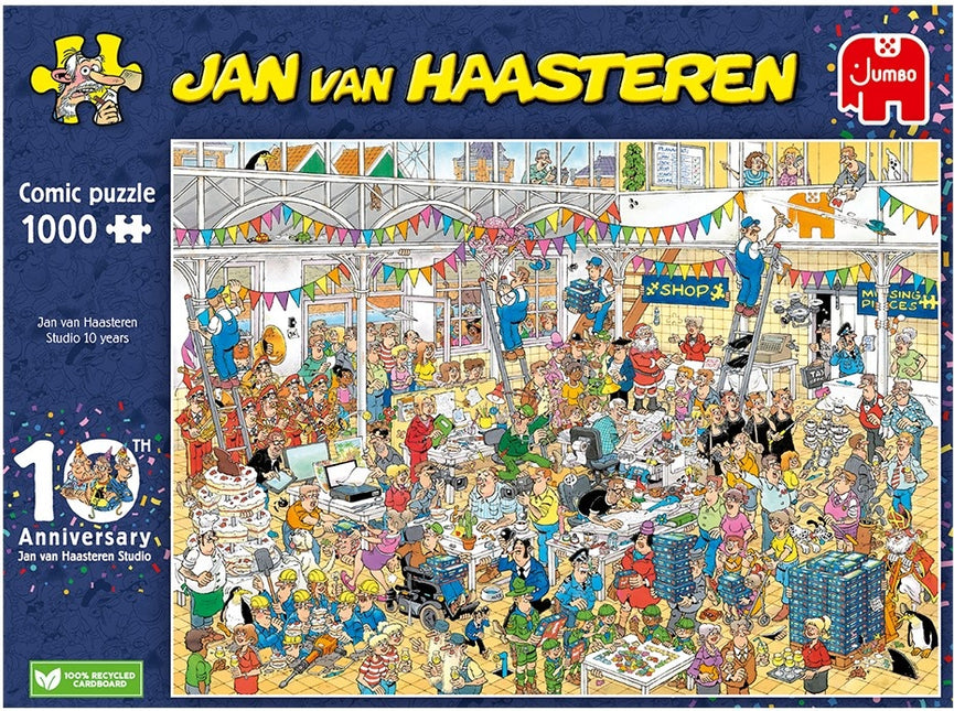 Jan van Haasteren Jan van Haasteren - 10 jaar Jan van Haasteren Studio Puzzel 1000 Stukjes