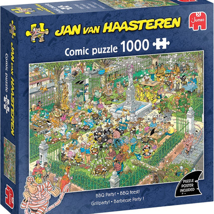 Jan van Haasteren Jan Van Haasteren -  BBQ Feest! Puzzel 1000 stukjes