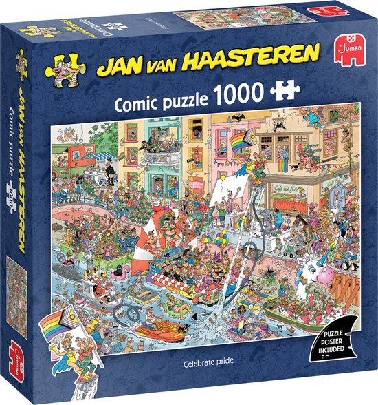 Jan van Haasteren Jan van Haasteren - Celebrate Pride! Puzzel 1000 Stukjes