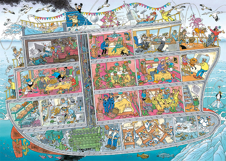 Jan van Haasteren Jan van Haasteren – Cruiseschip 1000 Stukjes