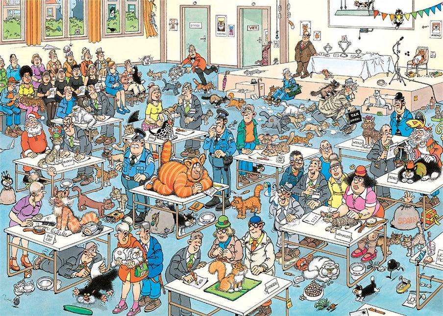 Jan van Haasteren Jan van Haasteren – De Kattenshow Puzzel 1000 Stukjes