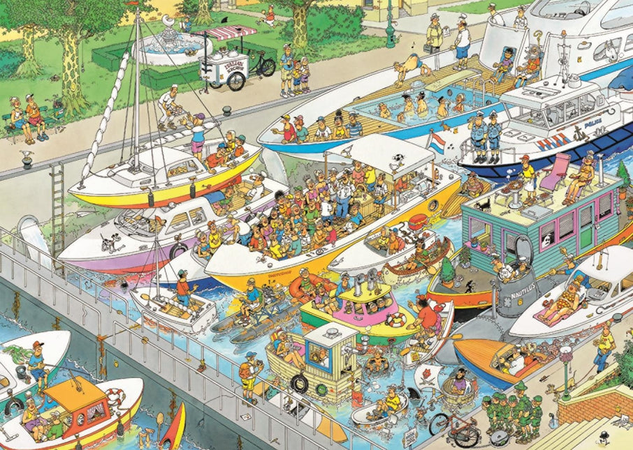 Jan van Haasteren Jan van Haasteren – De Sluizen Puzzel 1000 Stukjes