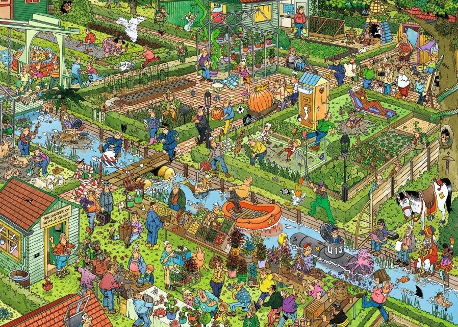Jan van Haasteren Jan van Haasteren – De Volkstuintjes Puzzel 1000 Stukjes