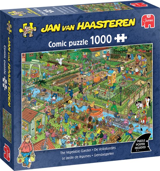 Jan van Haasteren Jan van Haasteren – De Volkstuintjes Puzzel 1000 Stukjes