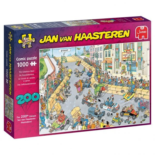 Jan van Haasteren Jan van Haasteren - De Zeepkistenrace Puzzel 1000 Stukjes